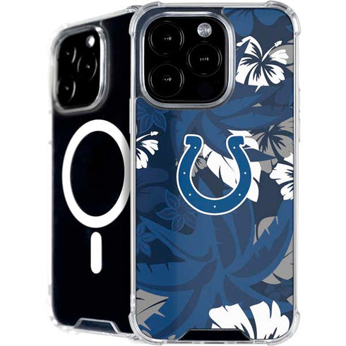 NFL Indianapolis Colts Tropical Print iPhone 16 Pro MagSafe Case