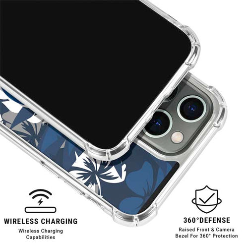 NFL Indianapolis Colts Tropical Print iPhone 16 Pro Max Clear Case