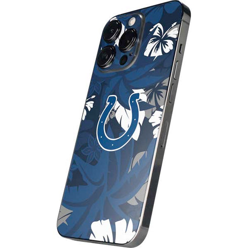 NFL Indianapolis Colts Tropical Print iPhone 16 Pro Max Skin