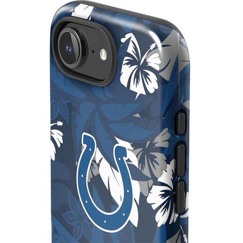 NFL Indianapolis Colts Tropical Print iPhone 16e Impact Case