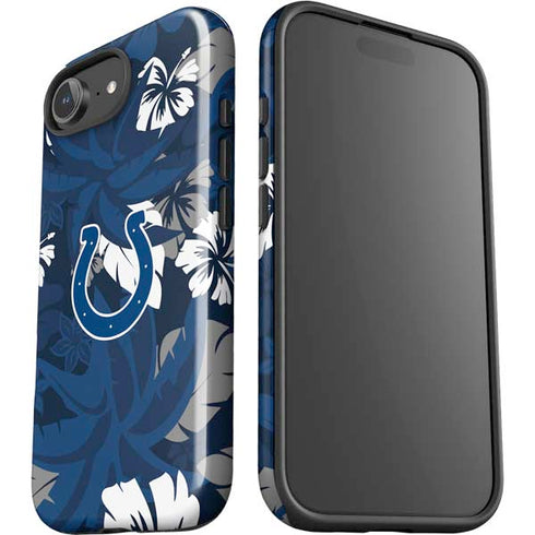 NFL Indianapolis Colts Tropical Print iPhone 16e Impact Case