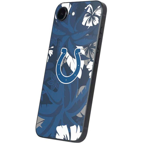 NFL Indianapolis Colts Tropical Print iPhone 16e Skin