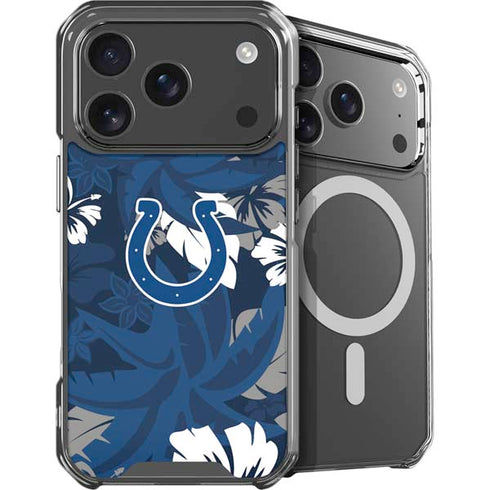 NFL Indianapolis Colts Tropical Print iPhone 18 Pro MagSafe Case
