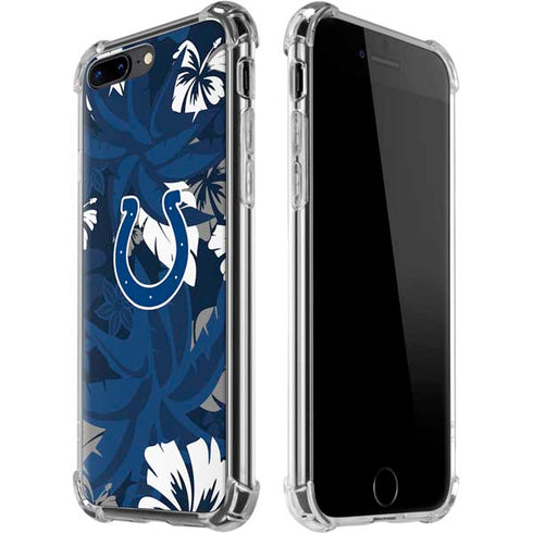 NFL Indianapolis Colts Tropical Print iPhone Cases