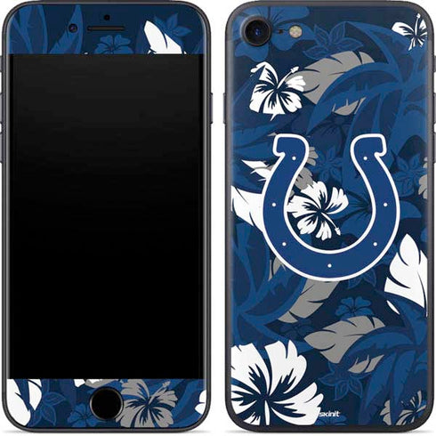 NFL Indianapolis Colts Tropical Print iPhone 8 Skin
