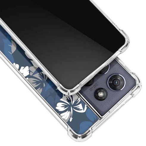 NFL Indianapolis Colts Tropical Print Moto G 5G (2025) Clear Case