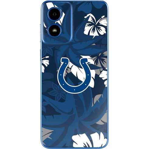 NFL Indianapolis Colts Tropical Print Moto G Play 4G (2024) Skin