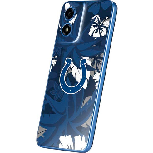 NFL Indianapolis Colts Tropical Print Moto G Play 4G (2024) Skin