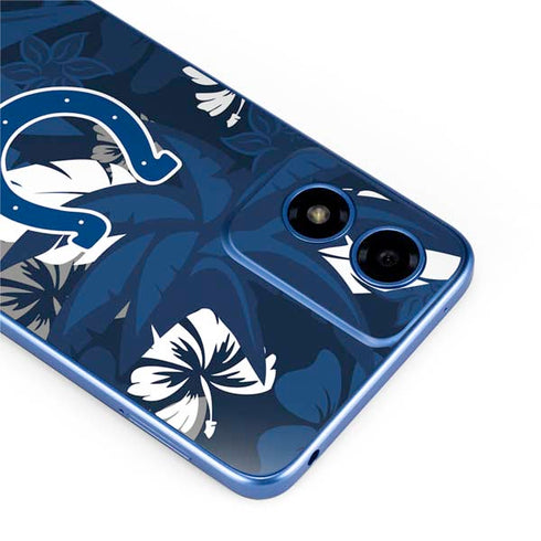 NFL Indianapolis Colts Tropical Print Moto G Play 4G (2024) Skin