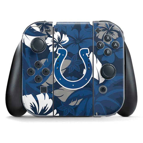 NFL Indianapolis Colts Tropical Print Nintendo Skins