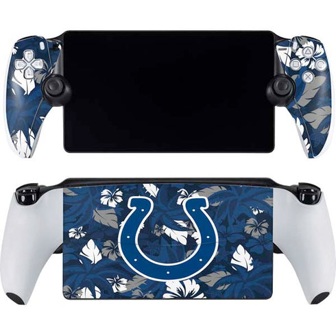 NFL Indianapolis Colts Tropical Print PlayStation Portal Remote Player Skin
