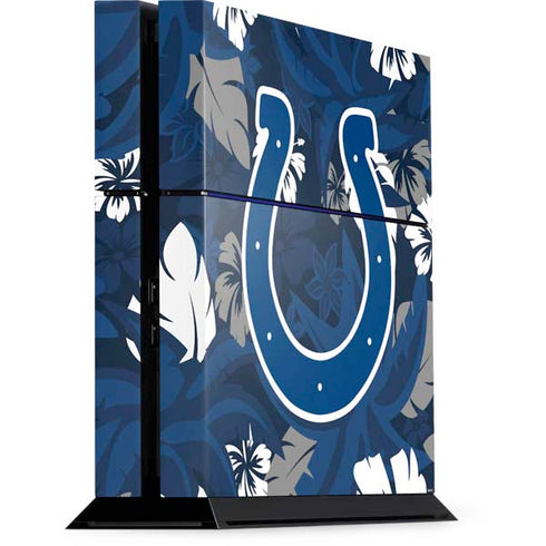 NFL Indianapolis Colts Tropical Print PlayStation PS4 Skins