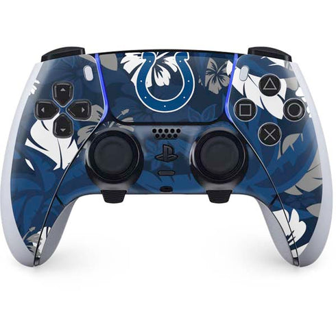 NFL Indianapolis Colts Tropical Print PlayStation PS5 Skins