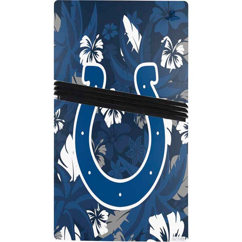 NFL Indianapolis Colts Tropical Print PS5 Pro Console Skin