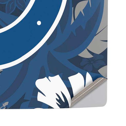 NFL Indianapolis Colts Tropical Print PS5 Pro Disk Console Skin