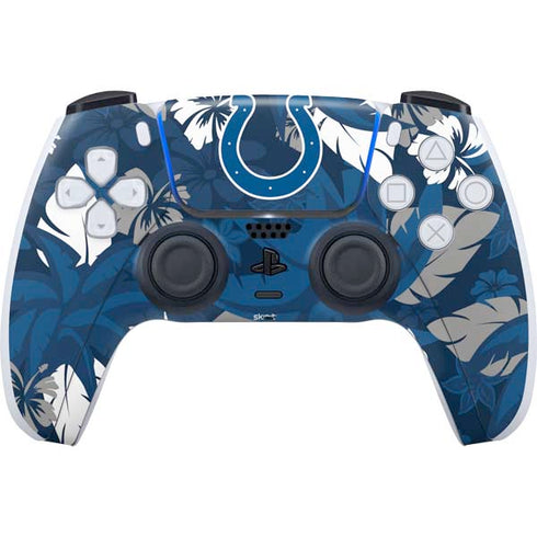 NFL Indianapolis Colts Tropical Print PlayStation PS5 Skins