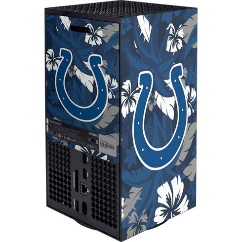 NFL Indianapolis Colts Tropical Print Xbox Series X Bundle Skin