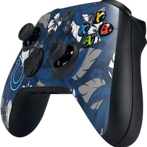 NFL Indianapolis Colts Tropical Print Xbox Series X Controller Skin
