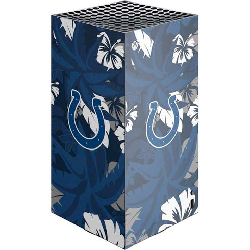 NFL Indianapolis Colts Tropical Print XBox Series X Digital Edition Console Skin