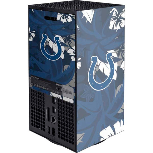 NFL Indianapolis Colts Tropical Print XBox Series X Digital Edition Console Skin