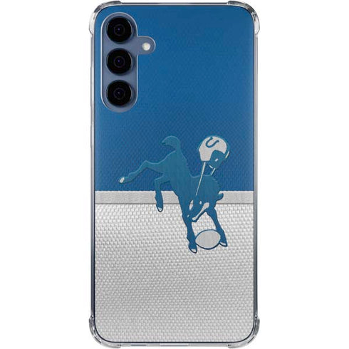NFL Indianapolis Colts Vintage Galaxy A55 5G Clear Case
