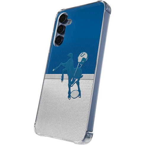 NFL Indianapolis Colts Vintage Galaxy A55 5G Clear Case