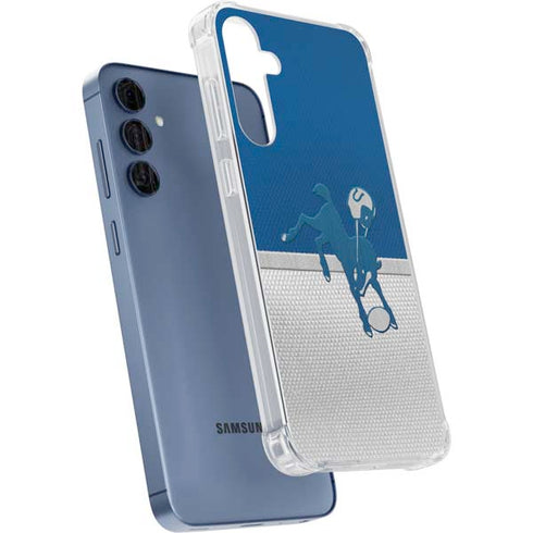 NFL Indianapolis Colts Vintage Galaxy A55 5G Clear Case