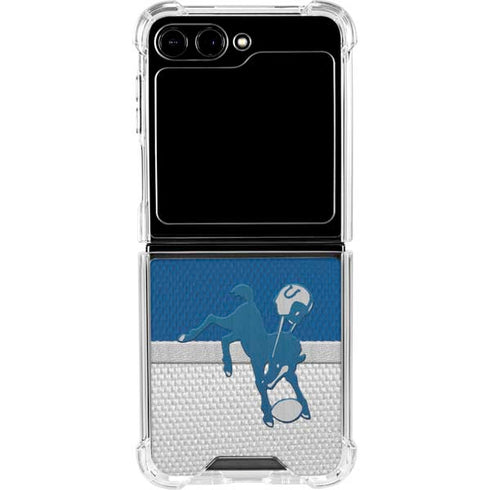 NFL Indianapolis Colts Vintage Galaxy Z Flip6 Clear Case