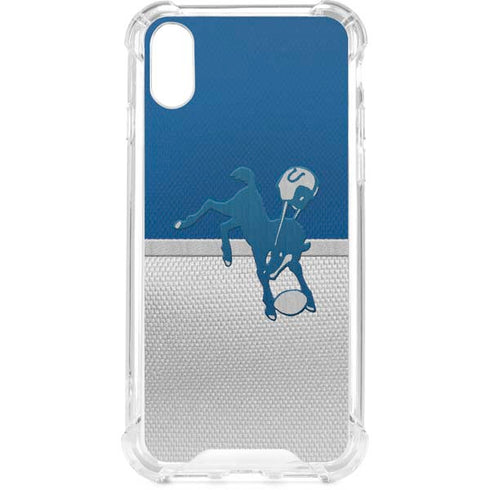 NFL Indianapolis Colts Vintage iPhone XS Clear Case
