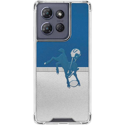 NFL Indianapolis Colts Vintage Moto G Stylus 5G (2025) Clear Case