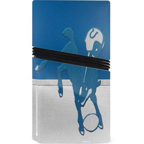 NFL Indianapolis Colts Vintage PS5 Pro Disk Console Skin
