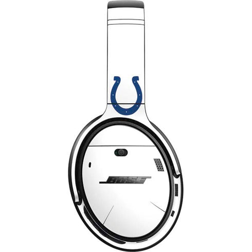 NFL Indianapolis Colts White Performance Series Bose QuietComfort 35 Headphones Skin