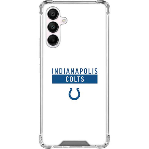 NFL Indianapolis Colts White Performance Series Galaxy A16 5G Clear Case
