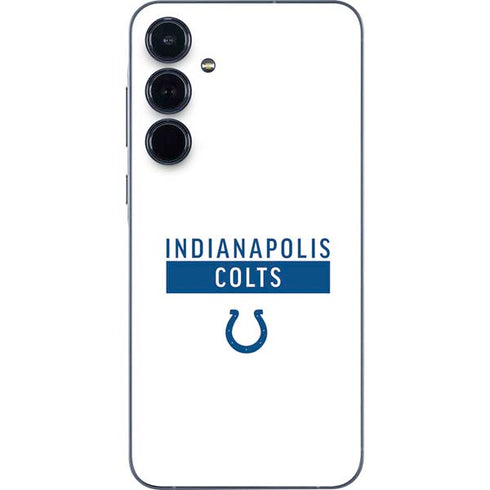 NFL Indianapolis Colts White Performance Series Galaxy A36 5G Skin