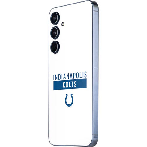 NFL Indianapolis Colts White Performance Series Galaxy A36 5G Skin