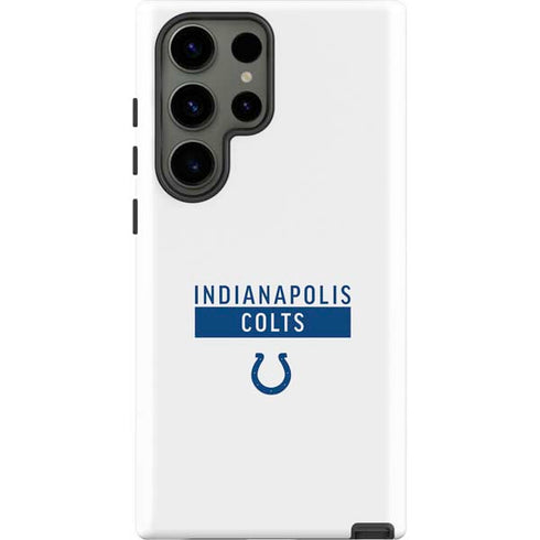 NFL Indianapolis Colts White Performance Series Galaxy S23 Ultra Pro Case