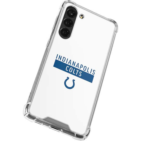 NFL Indianapolis Colts White Performance Series Galaxy S24 FE Clear Case