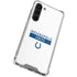 NFL Indianapolis Colts White Performance Series Galaxy S24 FE Clear Case
