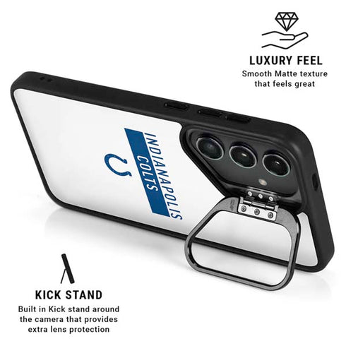 NFL Indianapolis Colts White Performance Series Galaxy S24 FE Kickstand Case