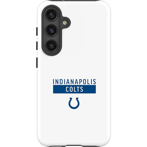 NFL Indianapolis Colts White Performance Series Galaxy S25 Impact Case