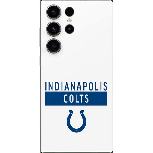 NFL Indianapolis Colts White Performance Series Galaxy S24 Ultra Skin