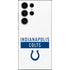 NFL Indianapolis Colts White Performance Series Galaxy S24 Ultra Skin