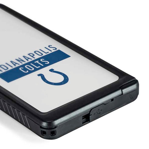 NFL Indianapolis Colts White Performance Series Galaxy S24 Ultra Waterproof Case