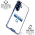 NFL Indianapolis Colts White Performance Series Galaxy S25 Clear Case