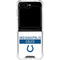 NFL Indianapolis Colts White Performance Series Galaxy Z Flip6 Clear Case