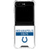 NFL Indianapolis Colts White Performance Series Galaxy Z Flip6 Clear Case