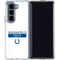 NFL Indianapolis Colts White Performance Series Galaxy Z Fold5 5G Clear Case