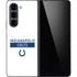 NFL Indianapolis Colts White Performance Series Galaxy Z Fold5 5G Skin