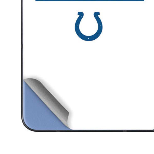 NFL Indianapolis Colts White Performance Series Galaxy Z Fold5 5G Skin