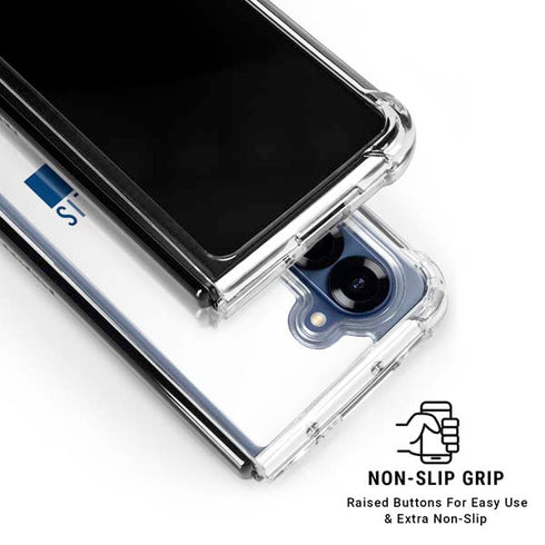 NFL Indianapolis Colts White Performance Series Galaxy Z Fold6 Clear Case